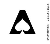 Ace of Spades Logo can be use for icon, sign, logo and etc