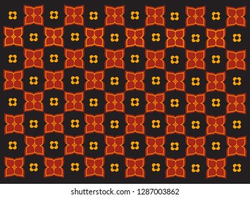 Aceh Art Batik Pattern svg