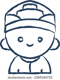 Aceh Clothes hand drawn vector illustration