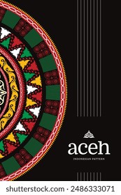 Acehnese pattern idea for background event layout