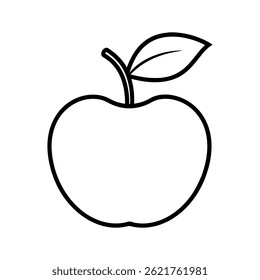 Acerola cherry line art on white background
