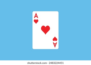 aces playing cards of hearts, spades, clubs and diamonds ace suit editable background