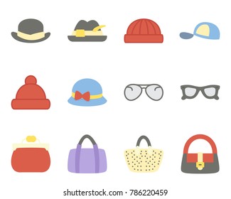 Acessories flat icon