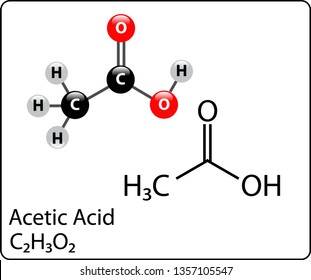 acetic acid Molecule Structure