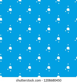 Acetone pattern vector seamless blue repeat for any use