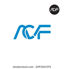 ACF Logo Letter Monogram Design