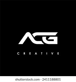 Vektorgrafik des ersten ACG-Buchstaben für das Design des Logos