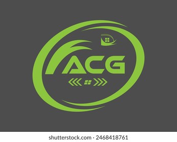 ACG letter logo Design. ACG Simple and modern monogram logo. ACG Abstract Alphabet vector Design.