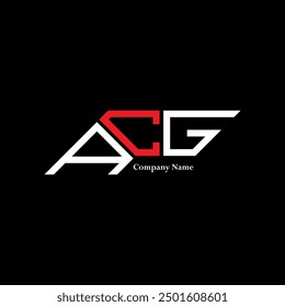 ACG Logo Design, ACG einfaches und modernes Logo. ACG luxuriöses Alphabet Design  