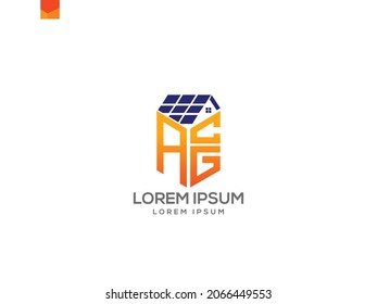 Logo De ACG Solar Diseño Creativo Y Profesional. Logo De Design For Mordan Solar Company