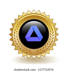 AChain Cryptocurrency Coin Gold Medal Award