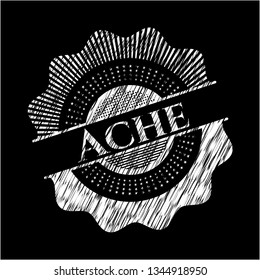 Ache chalk emblem