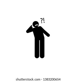 Ache, diagnosis, ear icon. Element of cancer icon. Premium quality graphic design icon. Signs and symbols collection icon for websites
