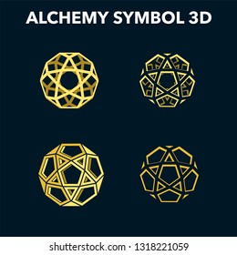 achemy symbol 3d