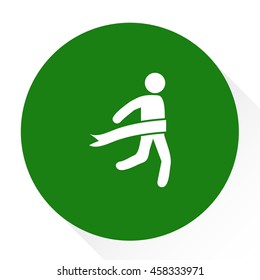Achieve finish line icon