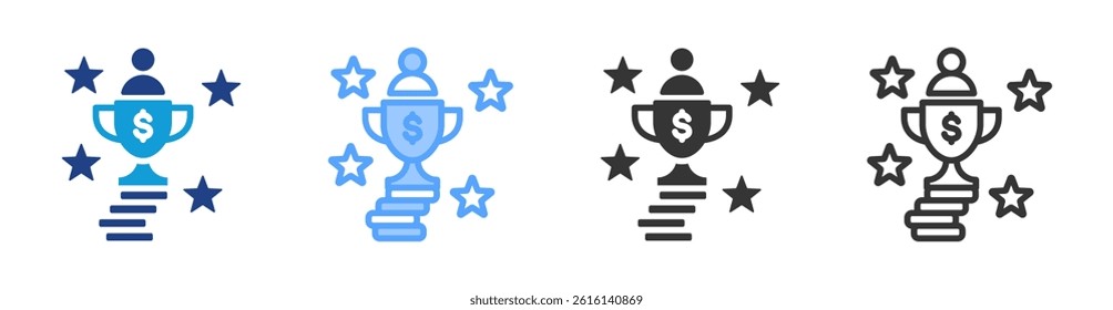 Achieve icon set multiple style collection