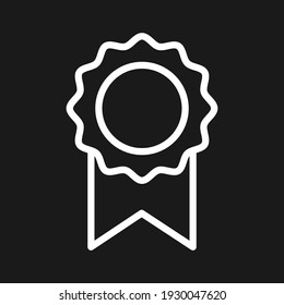 Achievement, approved, award icon vector image. Can also be used for Web Marketing. Suitable for use on web apps, mobile apps and print media.