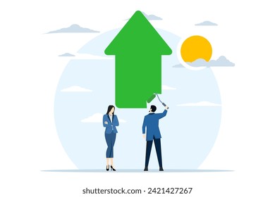 achievement, arrow, aspirations, brushing, career, challenge, colleague, cooperation, corporate, creativity, data, development, diagram, direction, earnings, finance, forward, graph, grow, growth, ide