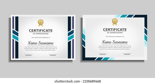 achievement award certificate design template