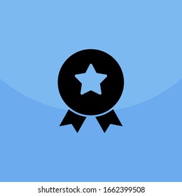 Achievement badge. Certificate icon. Vector