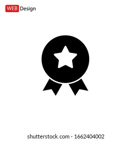 Tarjeta de logros.Icono de certificado. Vector
