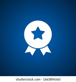 Tarjeta de logros.Icono de certificado. Vector