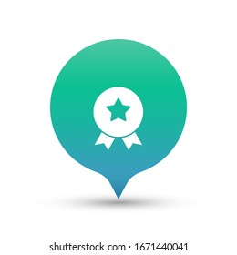 Achievement badge. Certificate icon. Vector