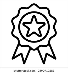 Achievement Badge Icon Element For Design