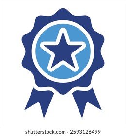 Achievement Badge Icon Element For Design