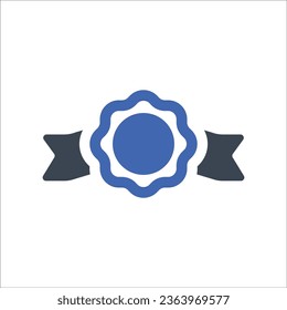 Icono de la insignia de logro, gráficos vectoriales