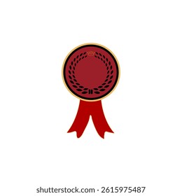 Achievement Badge icon vector. Icon set success achievement emblem veteran badge signs vector  Art, Icons, and Graphics illustration