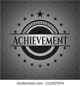 Achievement black emblem