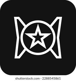 Achievement Business icon with black filled line style. study. Vector illustration