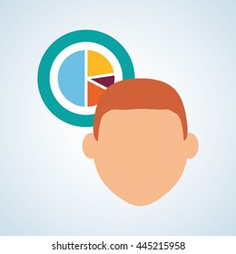 Achievement concept with icon design, vector illustration 10 eps graphic.
