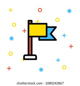  achievement flag goal 