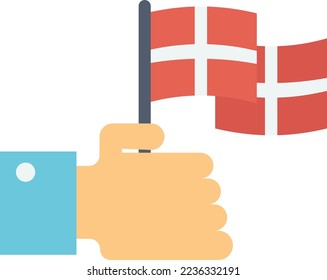 Achievement flag Vector Icon which is suitable for commercial work and easily modify or edit it
