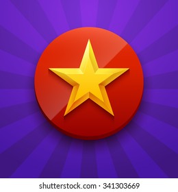 Achievement Game Icon. Vector Illustration.