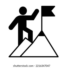 Achievement Half Glyph Vector Icon which can easily modified 

