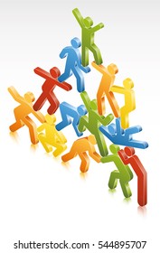 Achievement Human Pyramid