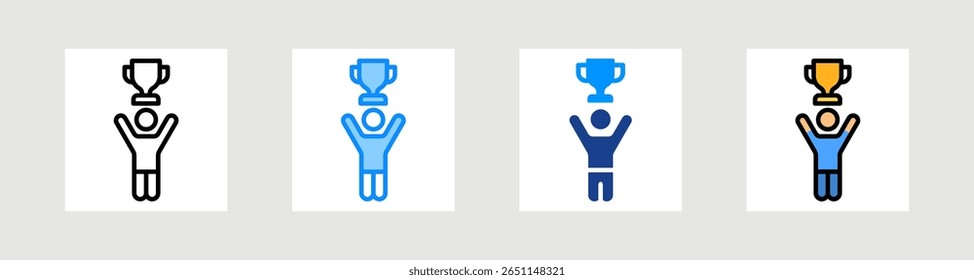 Achievement Icon Collection Set Multiple Style