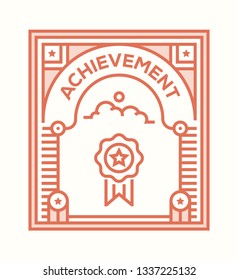 ACHIEVEMENT ICON CONCEPT