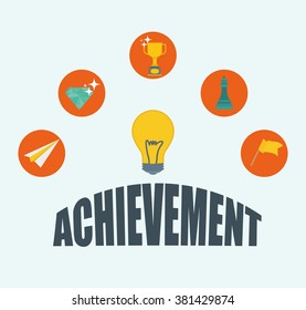 Achievement icon design 