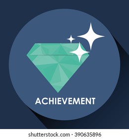 Achievement icon design 