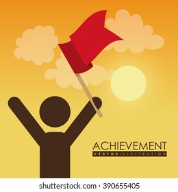Achievement icon design 