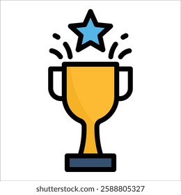 Achievement Icon Element For Design