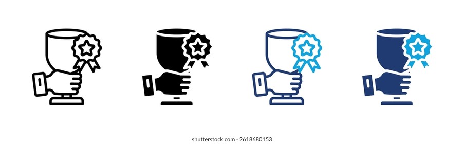 Elemento de icono de logro para el diseño