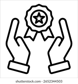 Achievement Icon Element For Design
