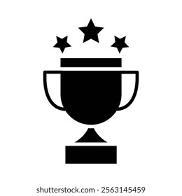 Achievement icon Isolated flat vector in outline