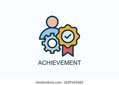 Achievement Icon Or Logo Isolated Vector Illustration