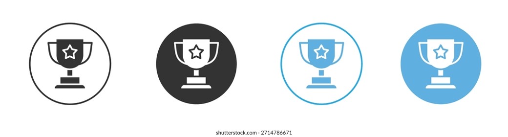 Ícone de Conquista Conjunto de design do modelo de logotipo